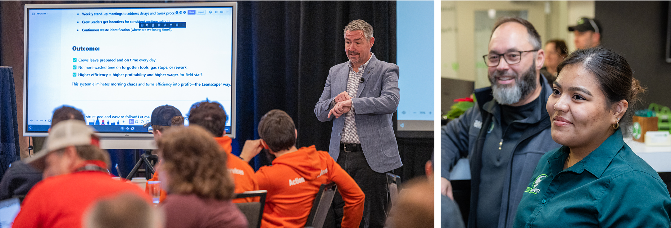 Team implementing the LeanScaper Accelerator