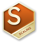 Scaling badge